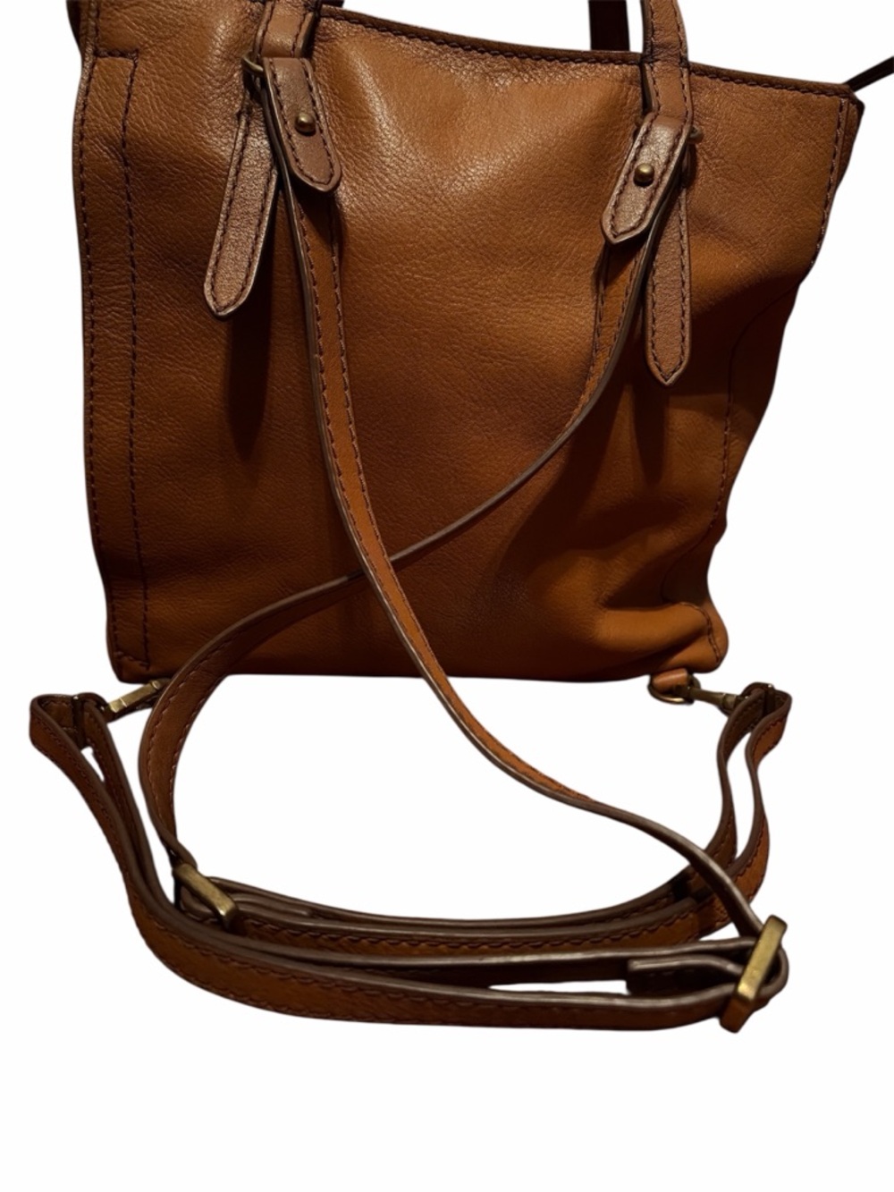 Fossil Camilla Convertible Backpack in Cognac Leather - Picture 7 of 9